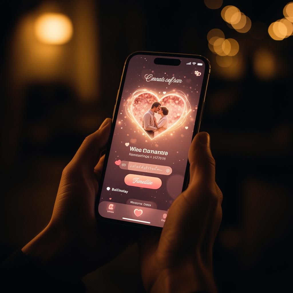 Aplicativo StoryLove em smartphone